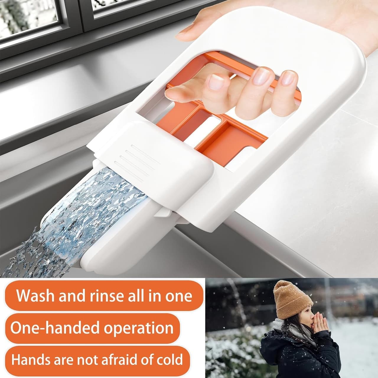 Mini Foldable Desktop Mop – Self‑Squeeze Sponge Mop for Wet & Dry Use – Portable Cleaning Tool for Small Spaces – Kitchen, Bathroom, Glass, Living Room detail 6