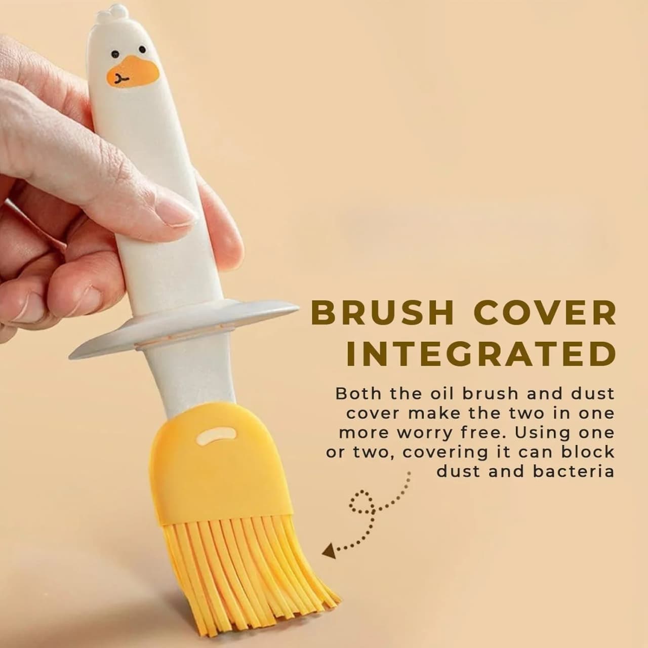200ml Plastic 2 in 1 Oil Dispenser Bottle with Silicone Brush – Leakproof Kitchen Oil Bottle for Cooking, BBQ, Baking & Frying detail 3