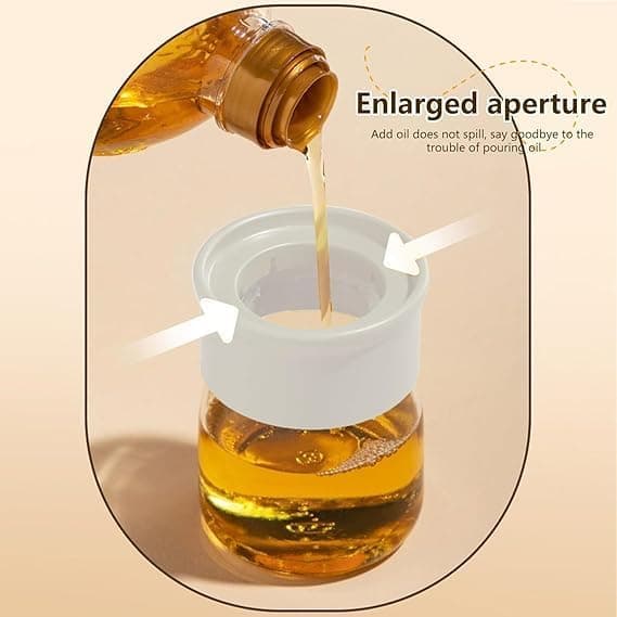 200ml Plastic 2 in 1 Oil Dispenser Bottle with Silicone Brush – Leakproof Kitchen Oil Bottle for Cooking, BBQ, Baking & Frying detail 5