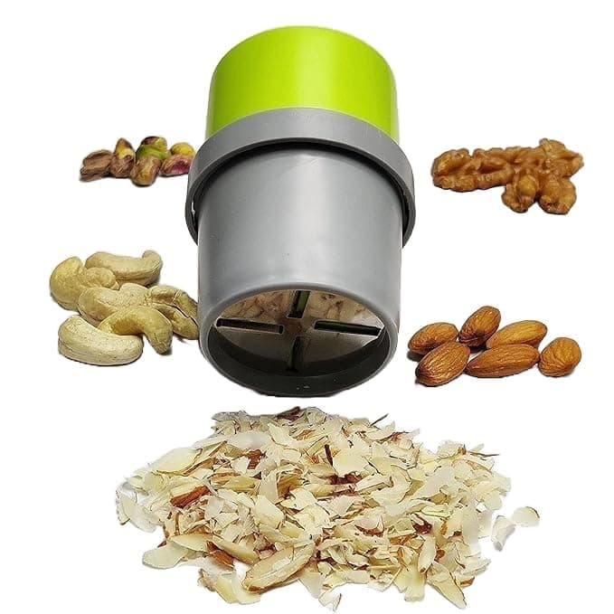 Dry Fruit & Nut Cutter Slicer – Manual Almond, Cashew, Pista & Walnut Slicer for Kitchen Dry Fruit Chopping